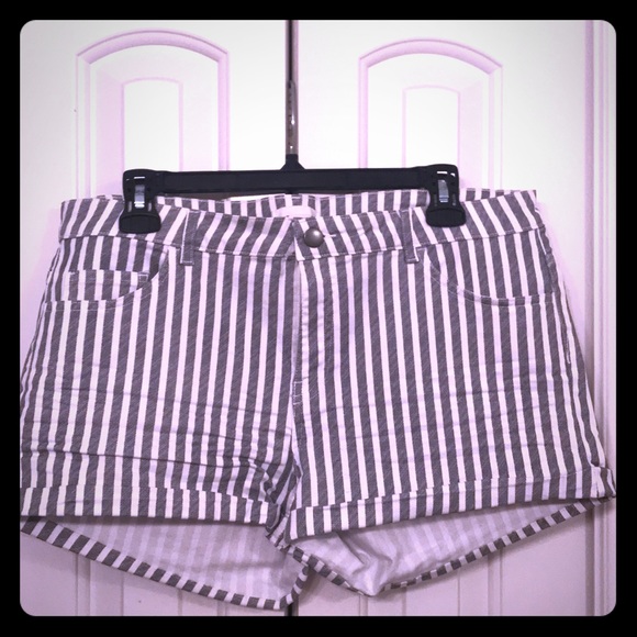 H&M shirts 12 white and blue stripes - Picture 1 of 3